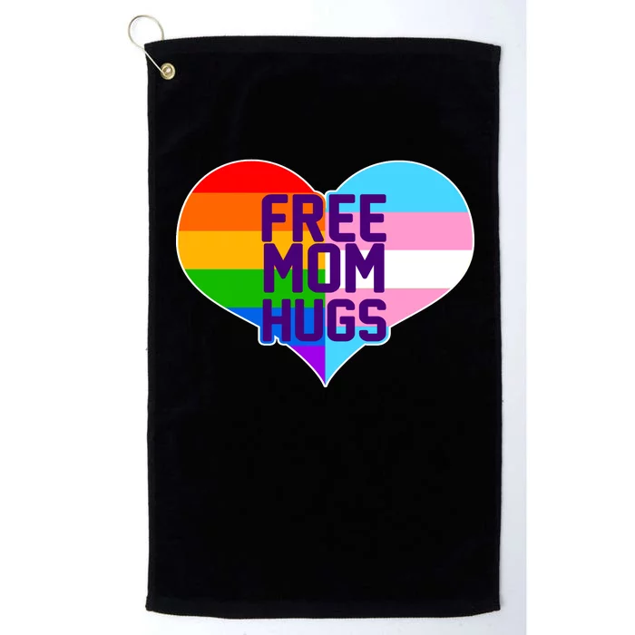 Free Mom Hugs LGBT Support Platinum Collection Golf Towel