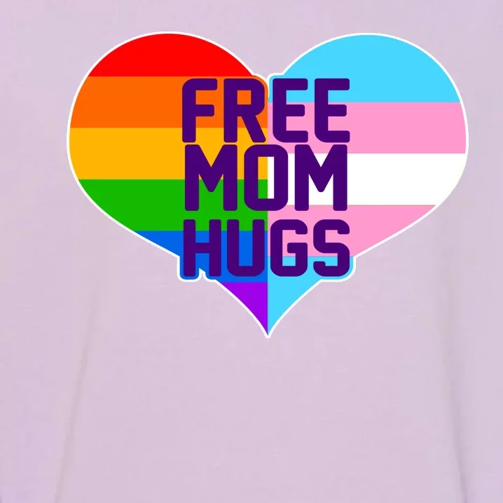 Free Mom Hugs LGBT Support Garment-Dyed Sweatshirt