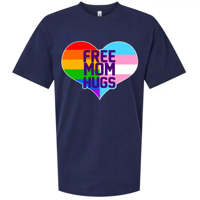 Free Mom Hugs LGBT Support Sueded Cloud Jersey T-Shirt