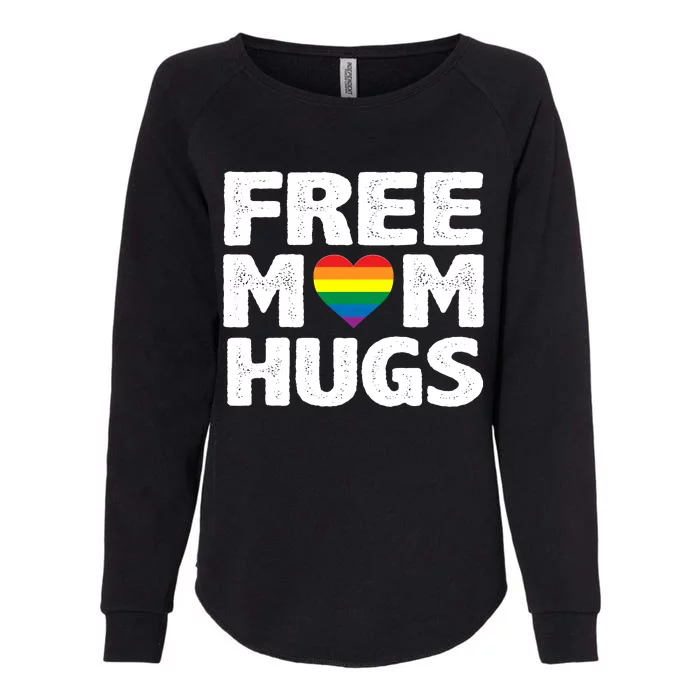 Free Mom Hugs Pride Womens California Wash Sweatshirt