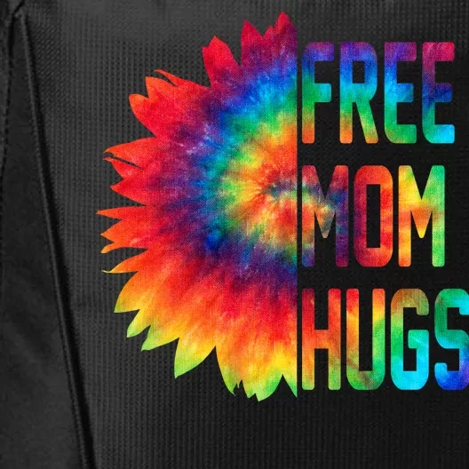 Free Mom Hugs Tie Dye Sunflower City Backpack