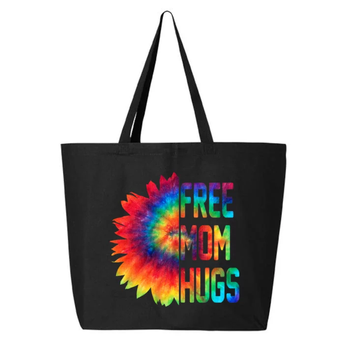 Free Mom Hugs Tie Dye Sunflower 25L Jumbo Tote