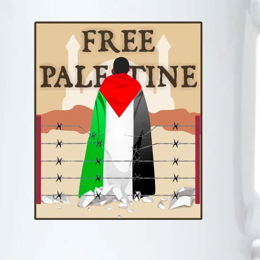 Free Palestine Black Color Changing Mug