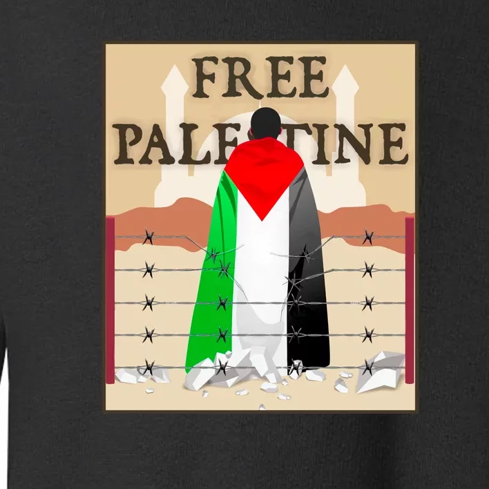 Free Palestine Toddler Sweatshirt