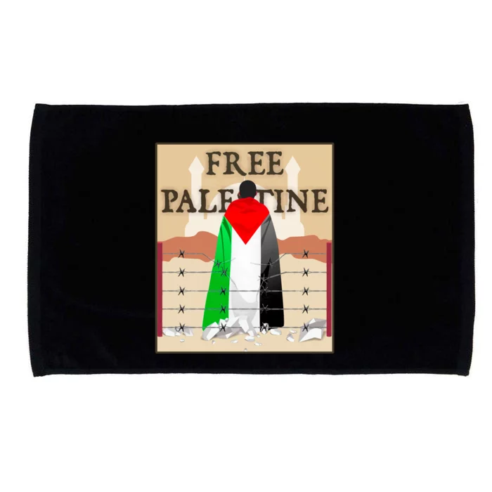 Free Palestine Microfiber Hand Towel