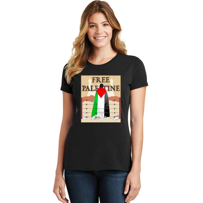 Free Palestine Women's T-Shirt