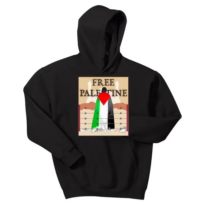 Free Palestine Kids Hoodie