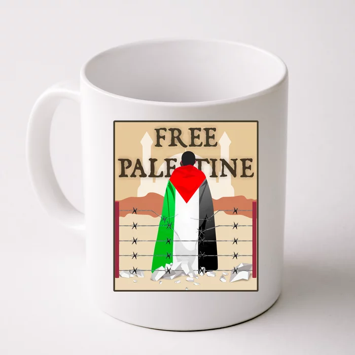 Free Palestine Front & Back Coffee Mug