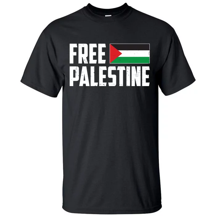 Free Palestine Flag Tall T-Shirt