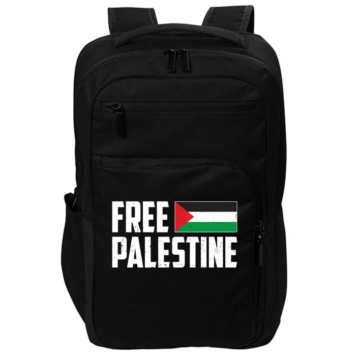 Free Palestine Flag Impact Tech Backpack