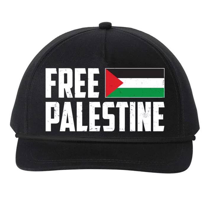 Free Palestine Flag Snapback Five-Panel Rope Hat