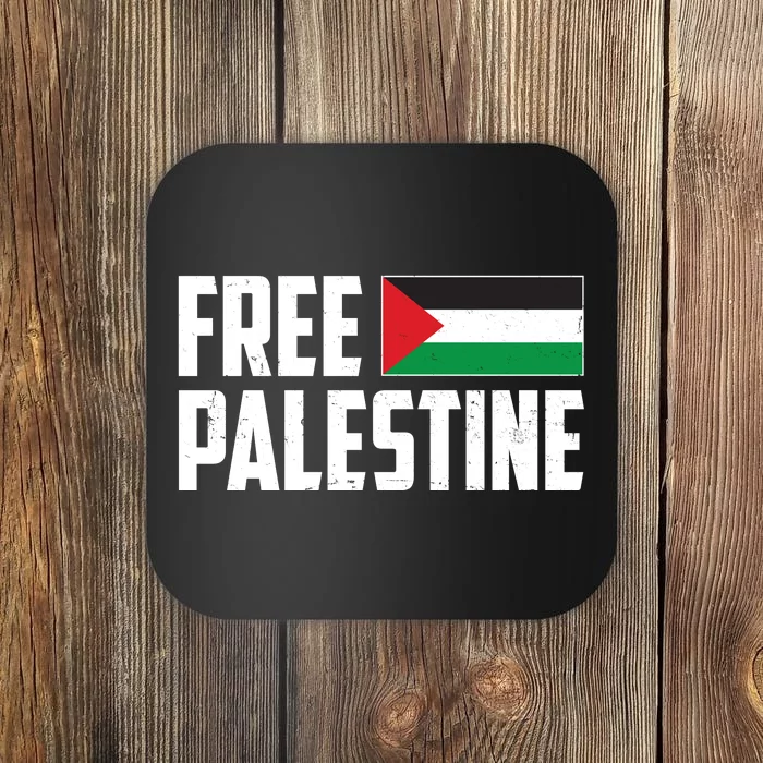 Free Palestine Flag Coaster