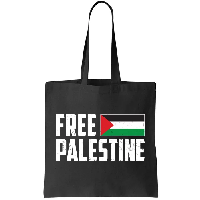 Free Palestine Flag Tote Bag