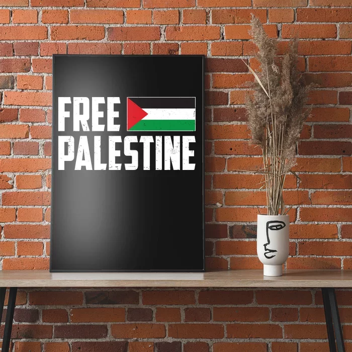 Free Palestine Flag Poster