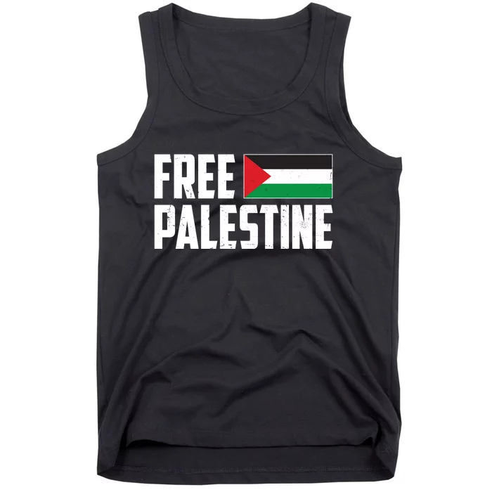 Free Palestine Flag Tank Top