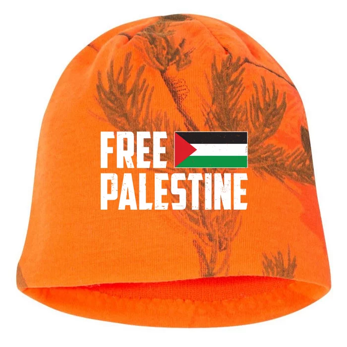 Free Palestine Flag Kati - Camo Knit Beanie