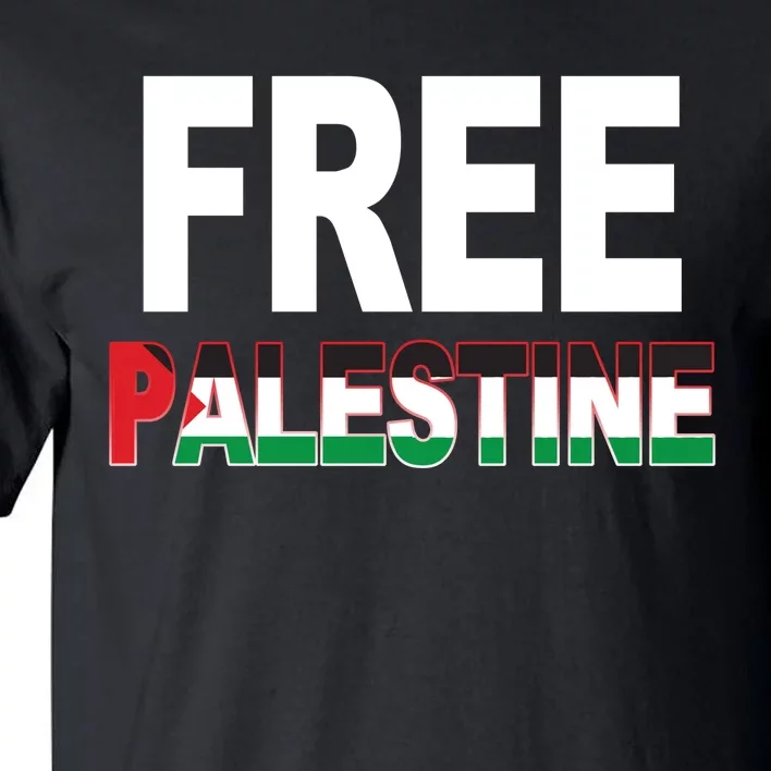 Free Palestine Flag Palestine Tall T-Shirt