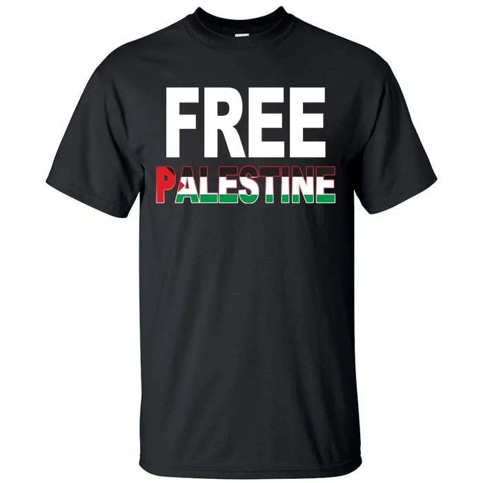 Free Palestine Flag Palestine Tall T-Shirt