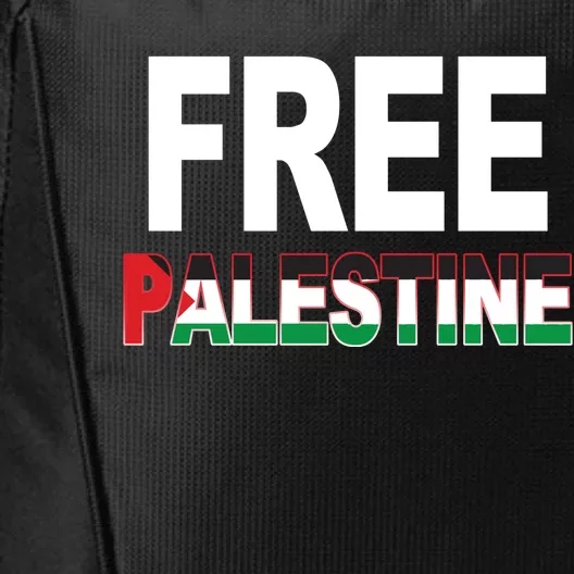 Free Palestine Flag Palestine City Backpack