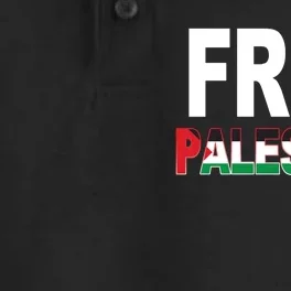 Free Palestine Flag Palestine Dry Zone Grid Performance Polo