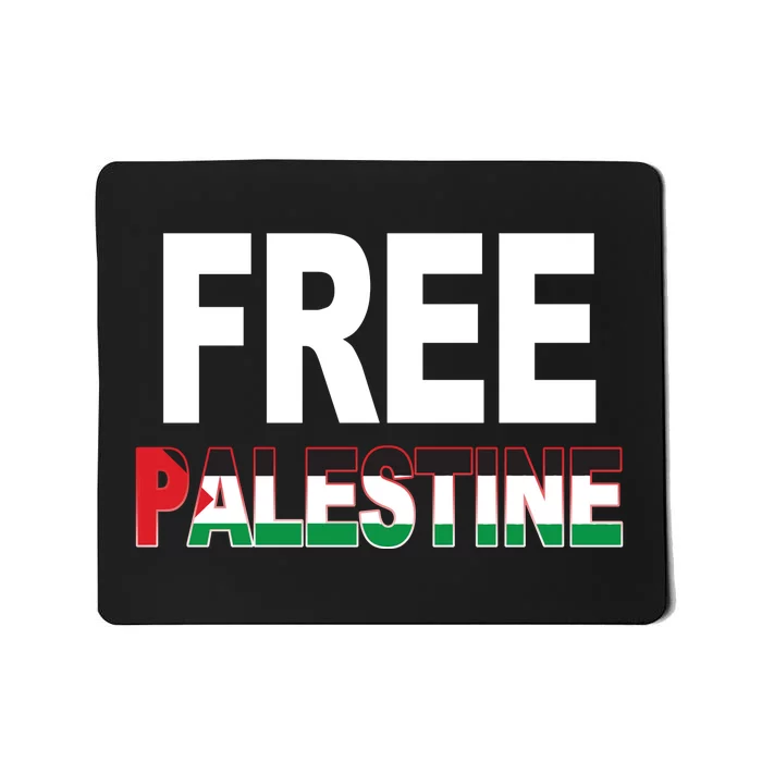 Free Palestine Flag Palestine Mousepad