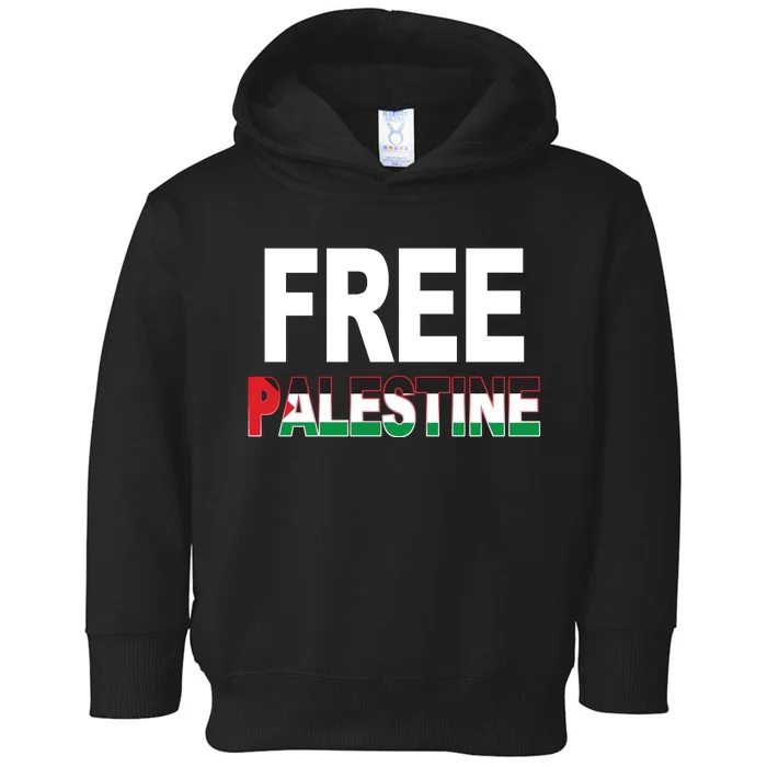 Free Palestine Flag Palestine Toddler Hoodie