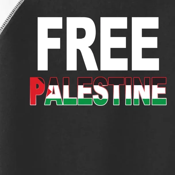 Free Palestine Flag Palestine Toddler Fine Jersey T-Shirt