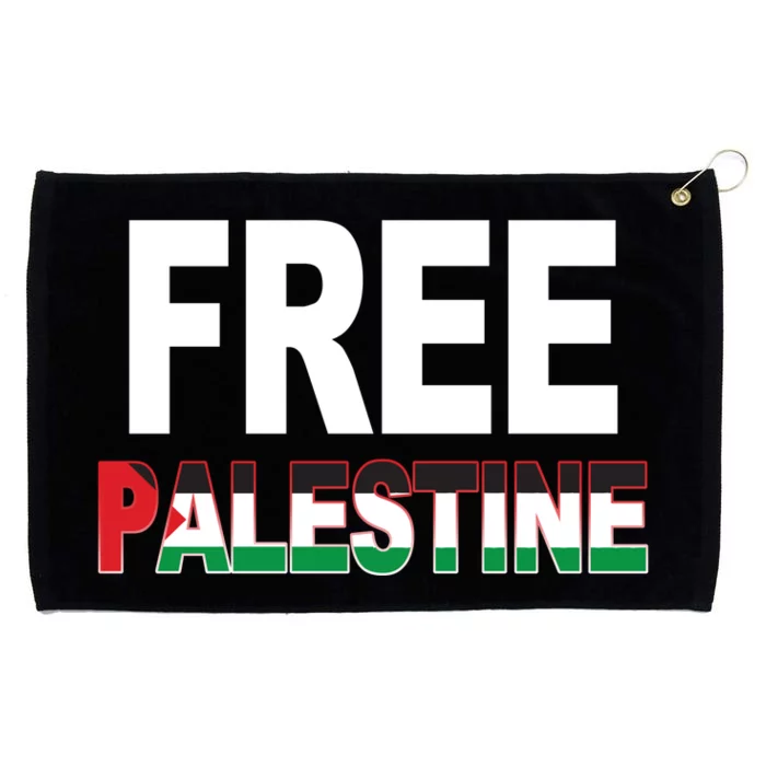 Free Palestine Flag Palestine Grommeted Golf Towel