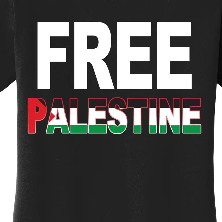 Free Palestine Flag Palestine Women's T-Shirt