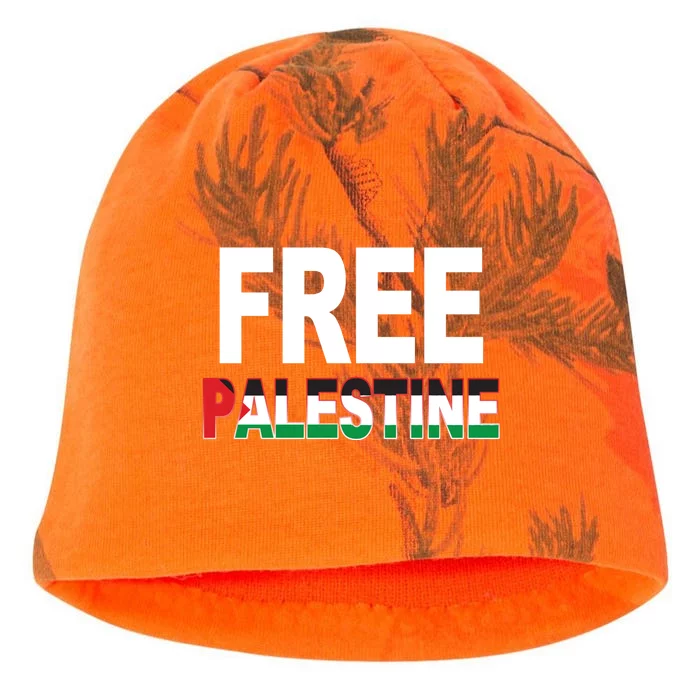 Free Palestine Flag Palestine Kati - Camo Knit Beanie