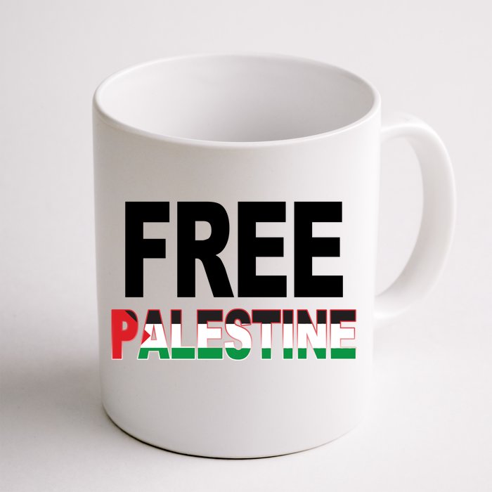 Free Palestine Flag Palestine Front & Back Coffee Mug