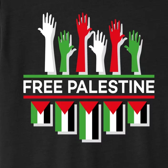 Free Palestine Hands United ChromaSoft Performance T-Shirt