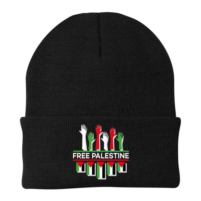 Free Palestine Hands United Knit Cap Winter Beanie