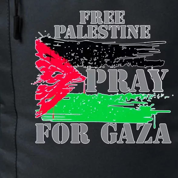 Free Palestine Pray For Gaza Palestinian Flag Daily Commute Backpack