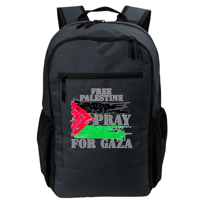 Free Palestine Pray For Gaza Palestinian Flag Daily Commute Backpack