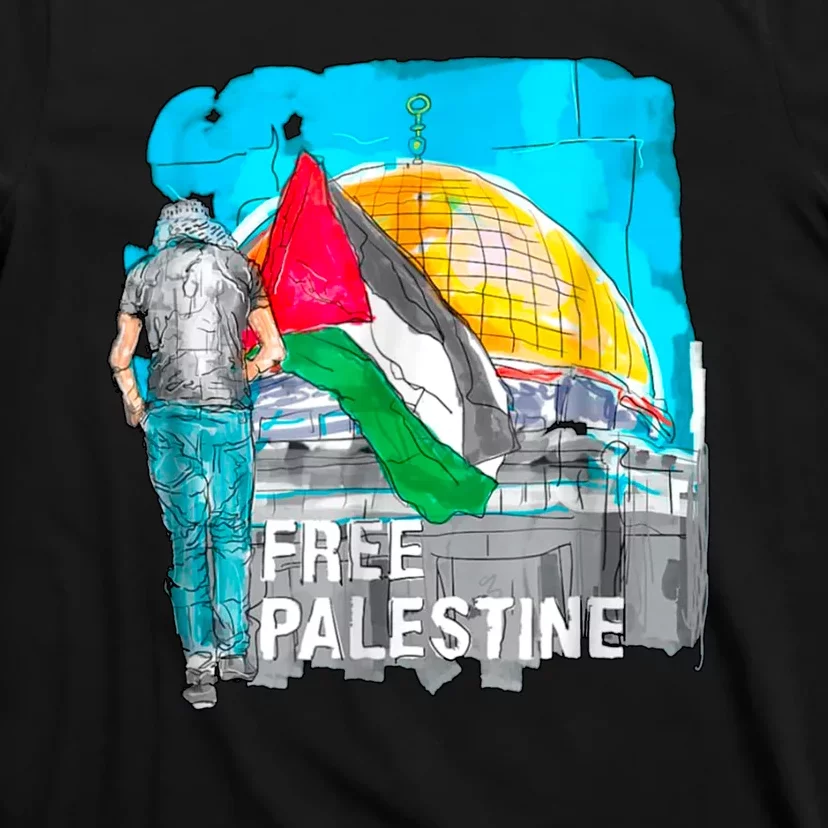 Free Palestine Save Gaza Ilustraion T-Shirt