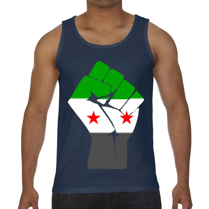 Free Syria Revolution Fist Flag Comfort Colors® Tank Top