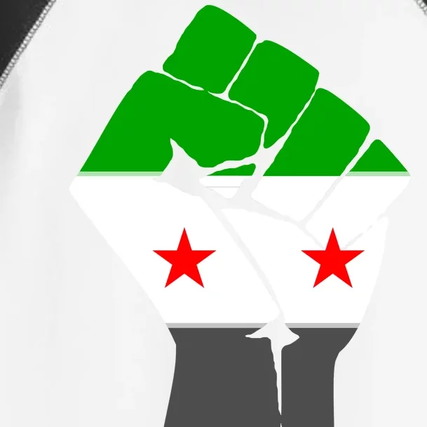 Free Syria Revolution Fist Flag Toddler Fine Jersey T-Shirt