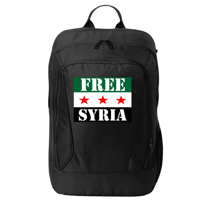 Free Syria Syrian Anti War Protest Strikes City Backpack