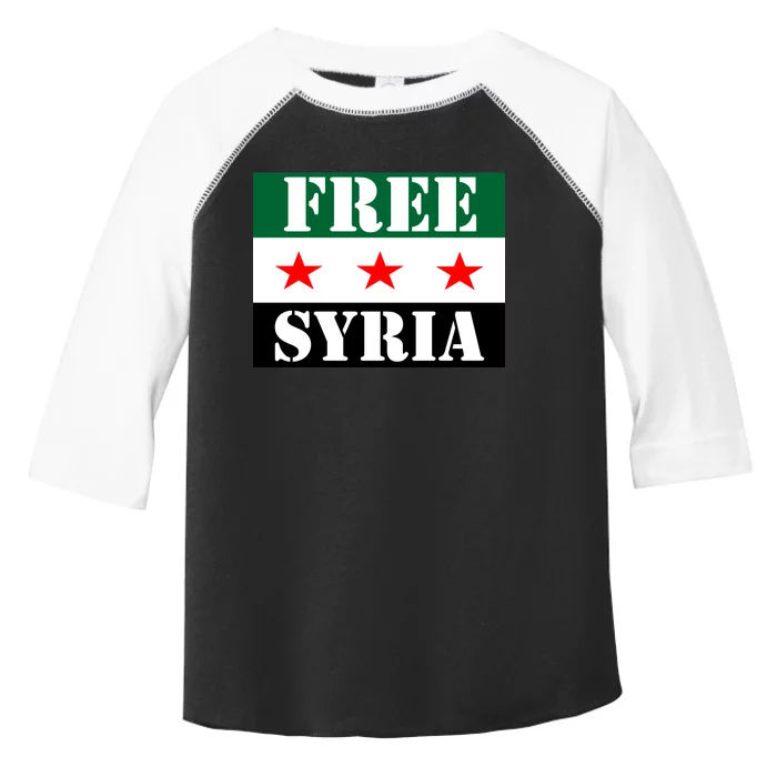 Free Syria Syrian Anti War Protest Strikes Toddler Fine Jersey T-Shirt