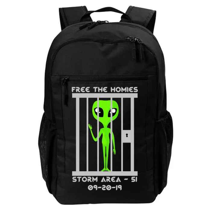 Free The Aliens Storm Area 51 Daily Commute Backpack