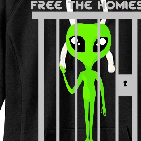 Free The Aliens Storm Area 51 Women's Fleece Hoodie