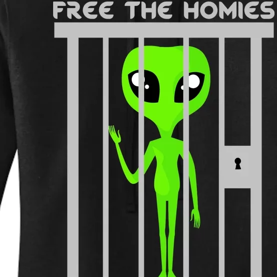 Free The Aliens Storm Area 51 Women's Pullover Hoodie