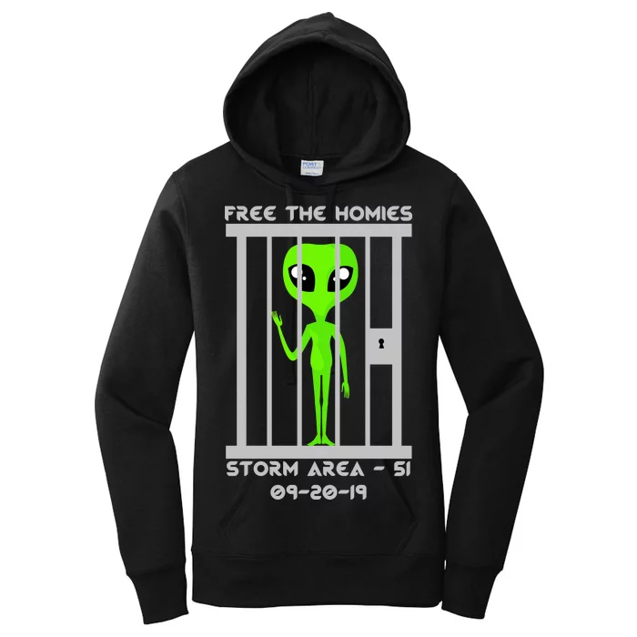 Free The Aliens Storm Area 51 Women's Pullover Hoodie