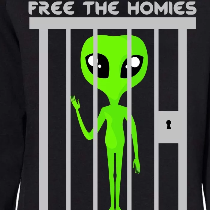 Free The Aliens Storm Area 51 Womens California Wash Sweatshirt