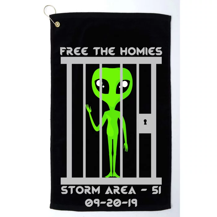 Free The Aliens Storm Area 51 Platinum Collection Golf Towel