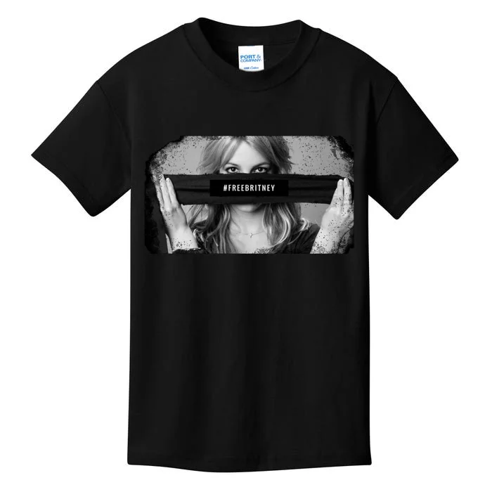 #freebritney Vintage Cover Free Britney Kids T-Shirt