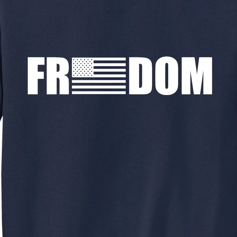 Freedom American Flag Tall Sweatshirt