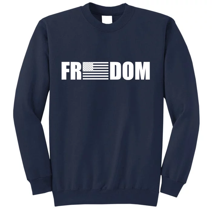 Freedom American Flag Tall Sweatshirt