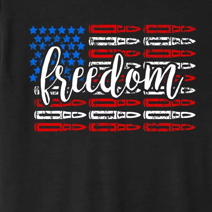 Freedom Bullet USA American Flag ChromaSoft Performance T-Shirt